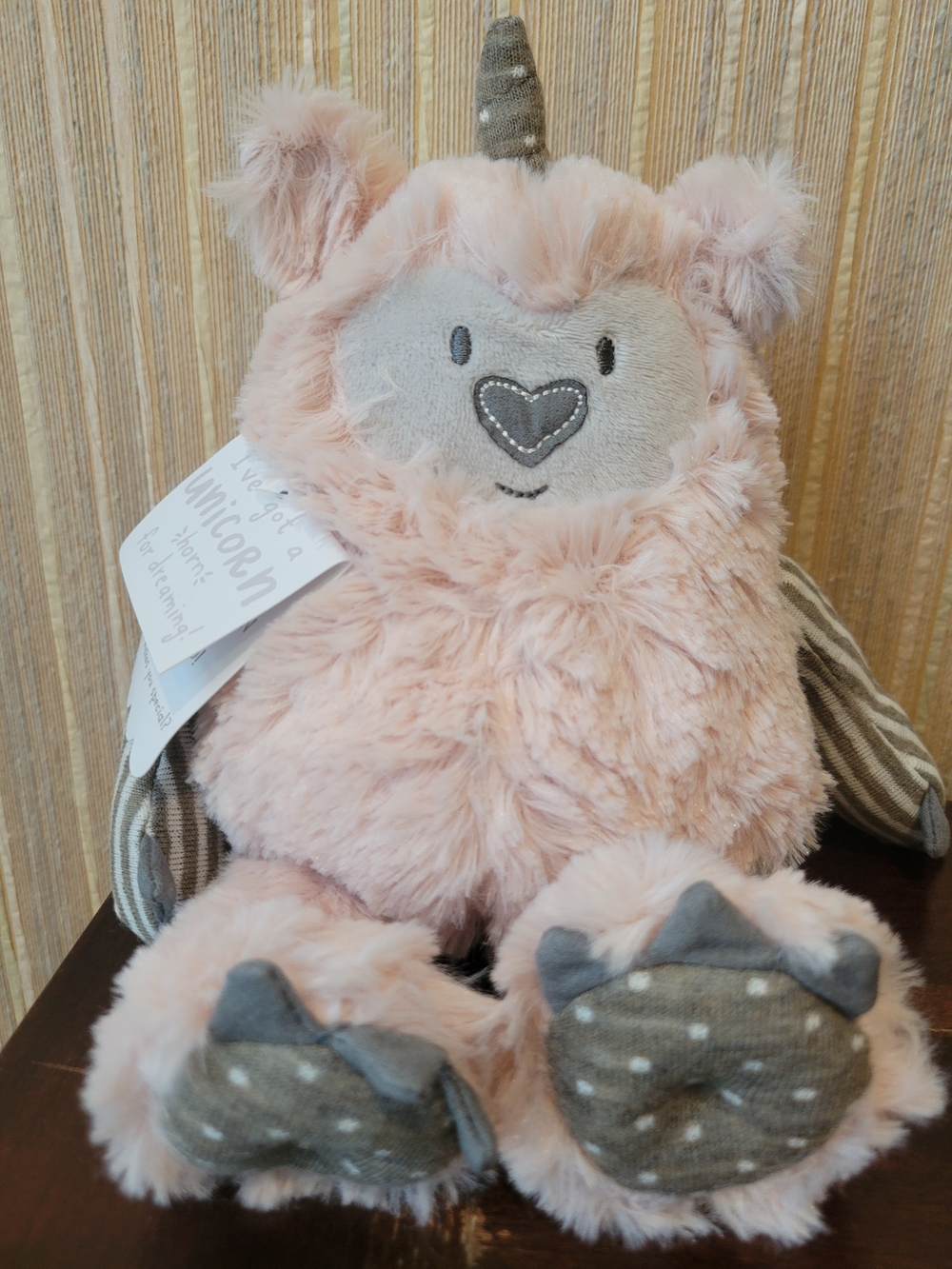 Plush Pink Unicorn-Growl Pal - Soft Animal Buddy